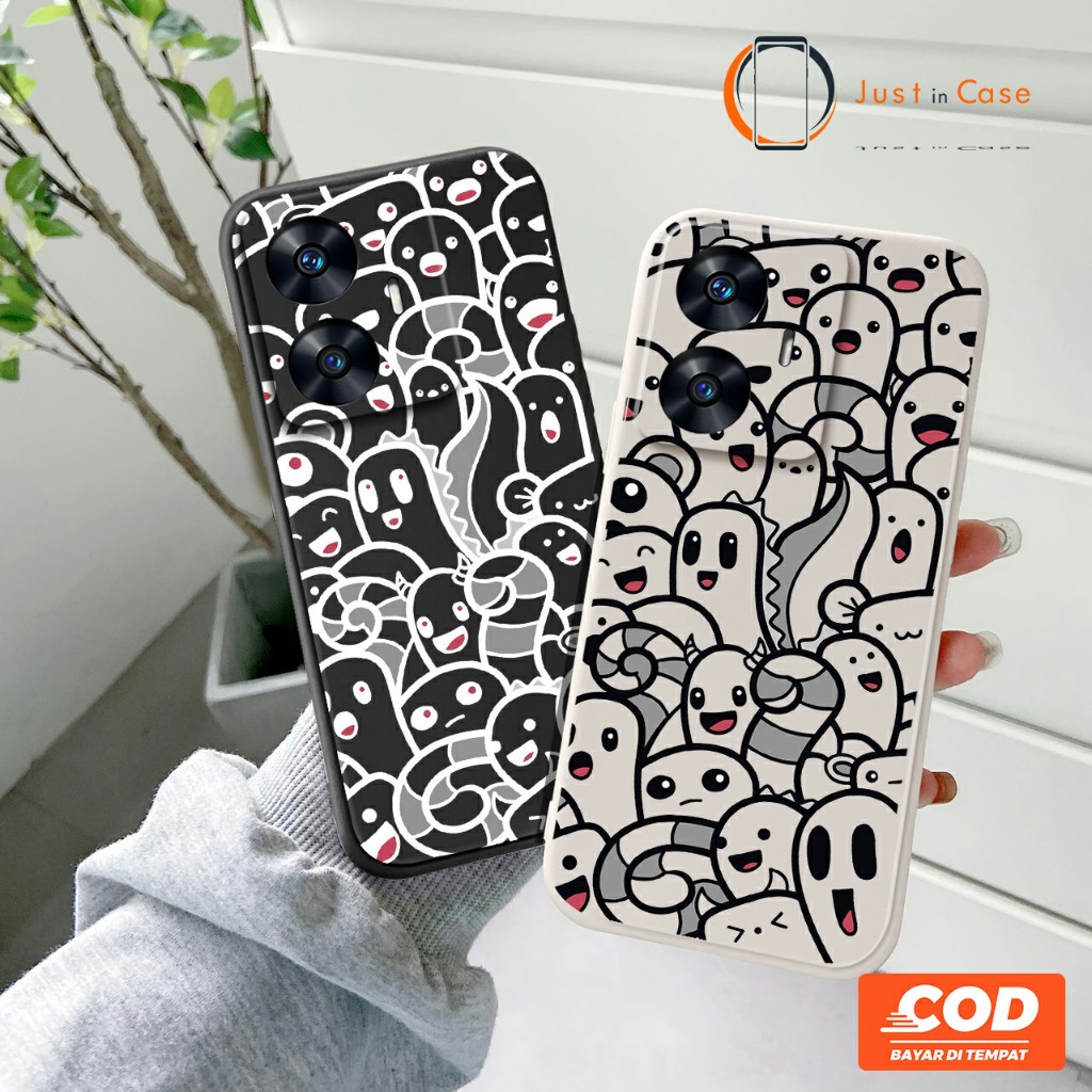 Softcase Macaron TPU (UV64) Realme 11 Pro 11 Pro+ 10 9 9i 8 8i 4G 5G 7 7i 6 5 5i C67 C55 C53 C51 C35