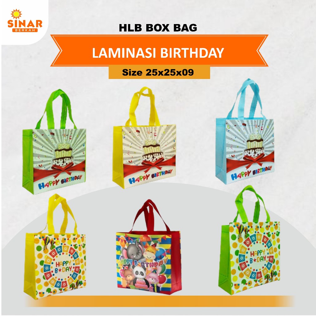 

Tas Ulang Tahun Goodie Bag Laminasi 25x25x09