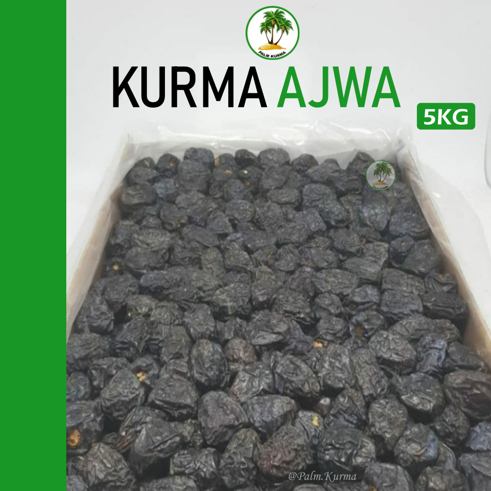 

Kurma AJWA Al-Madinah [5KG] AJWA SUPER Original Premium Quality