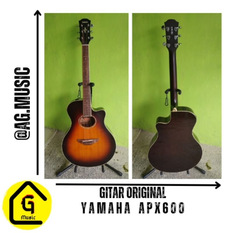 GITAR YAMAHA APX600 ORIGINAL SUNBRUST SECOND