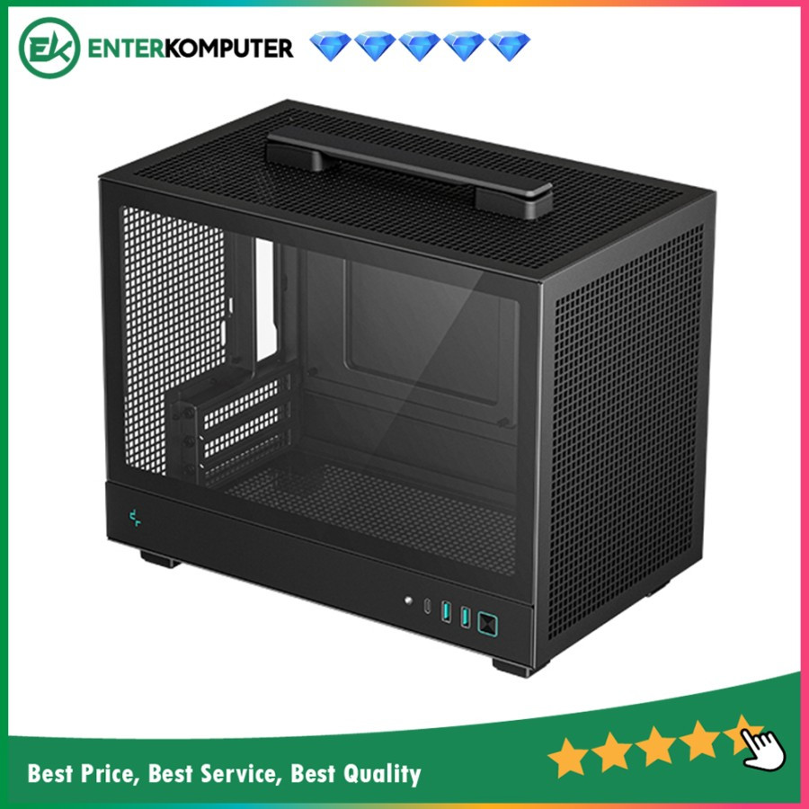 Casing Deepcool CH160 Ultra-Portable Mini-ITX Case