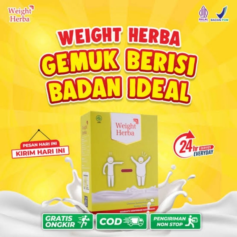 

Weight Herba - Susu Penggemuk Badan No 1 Di Indonesia Original Halal