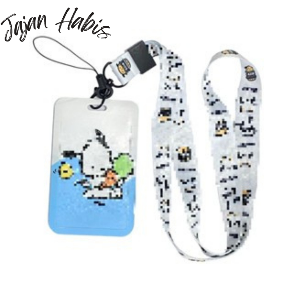 

JABIS Name Tag Gantungan Kartu Karakter Kartun Lanyard Akses MRT Busway E-Money Flazz BRIzi Card Holder Karakter Kartun Lanyart Card Holder Id Card
