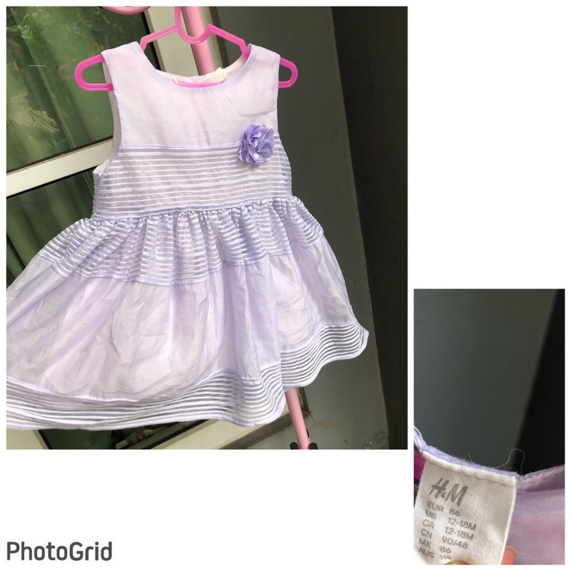 dress bayi H&M lilac