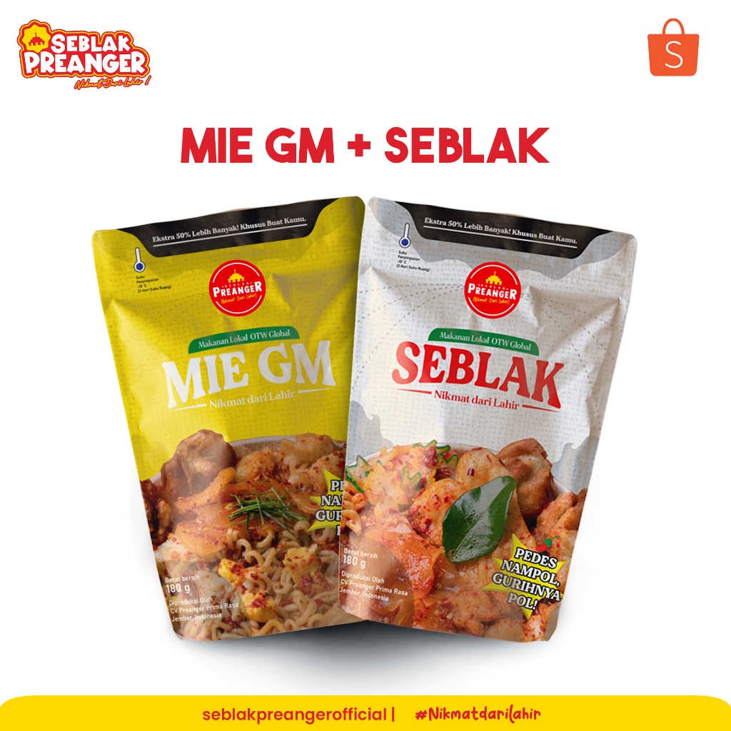 

PAKET DUO PREANGER- MIE GM & SEBLAK