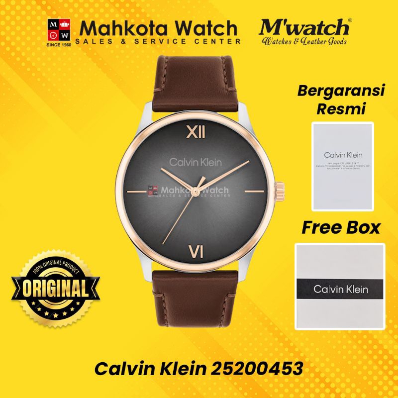 JAM TANGAN PRIA CALVIN KLEIN 25200453 ORIGINAL