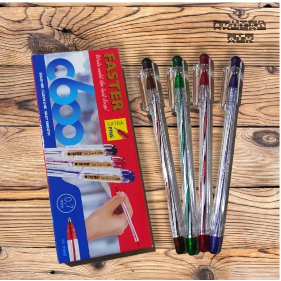 

Pulpen FASTER C600 0.7mm Hitam Harga Per 1 Pcs