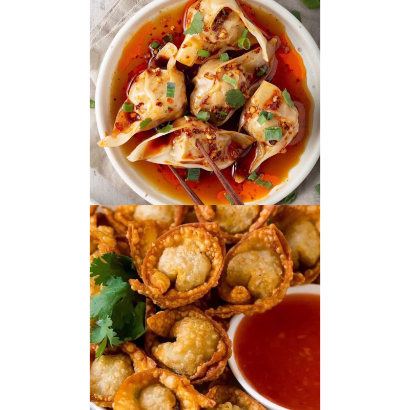

wonton ( pangsit ayam chili oil by LYD)