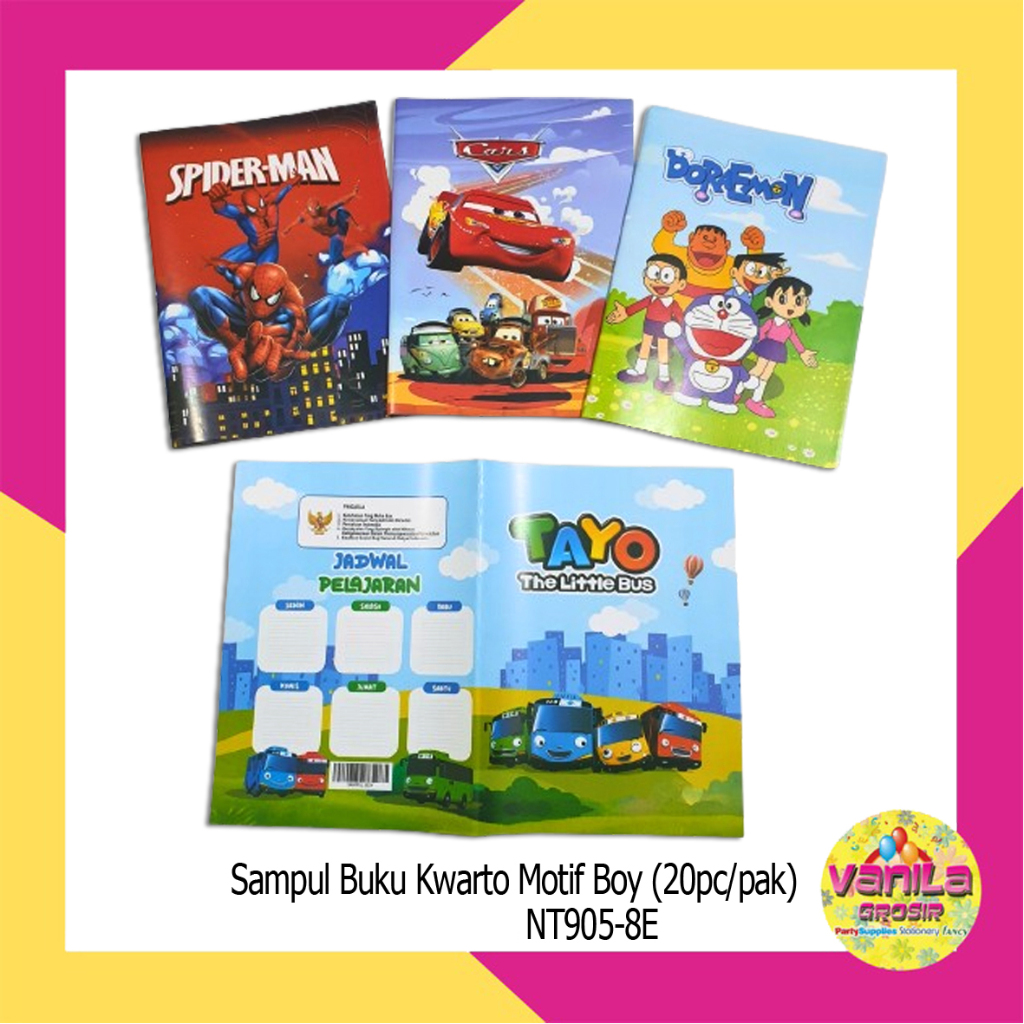 

(20Pcs) Sampul Buku Motif Cowok, sampul buku fancy, sampul buku tulis, sampul art paper, perlengkapan sekolah