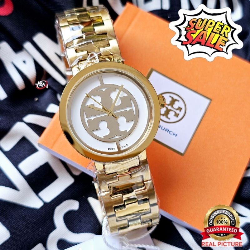 Tory Burch Reva Gold Original Jam Tangan Wanita 36mm