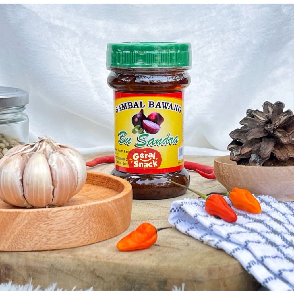 

Sambal Bawang Bu Sandra Oleh2 Khas Surabaya 150g Best Seller