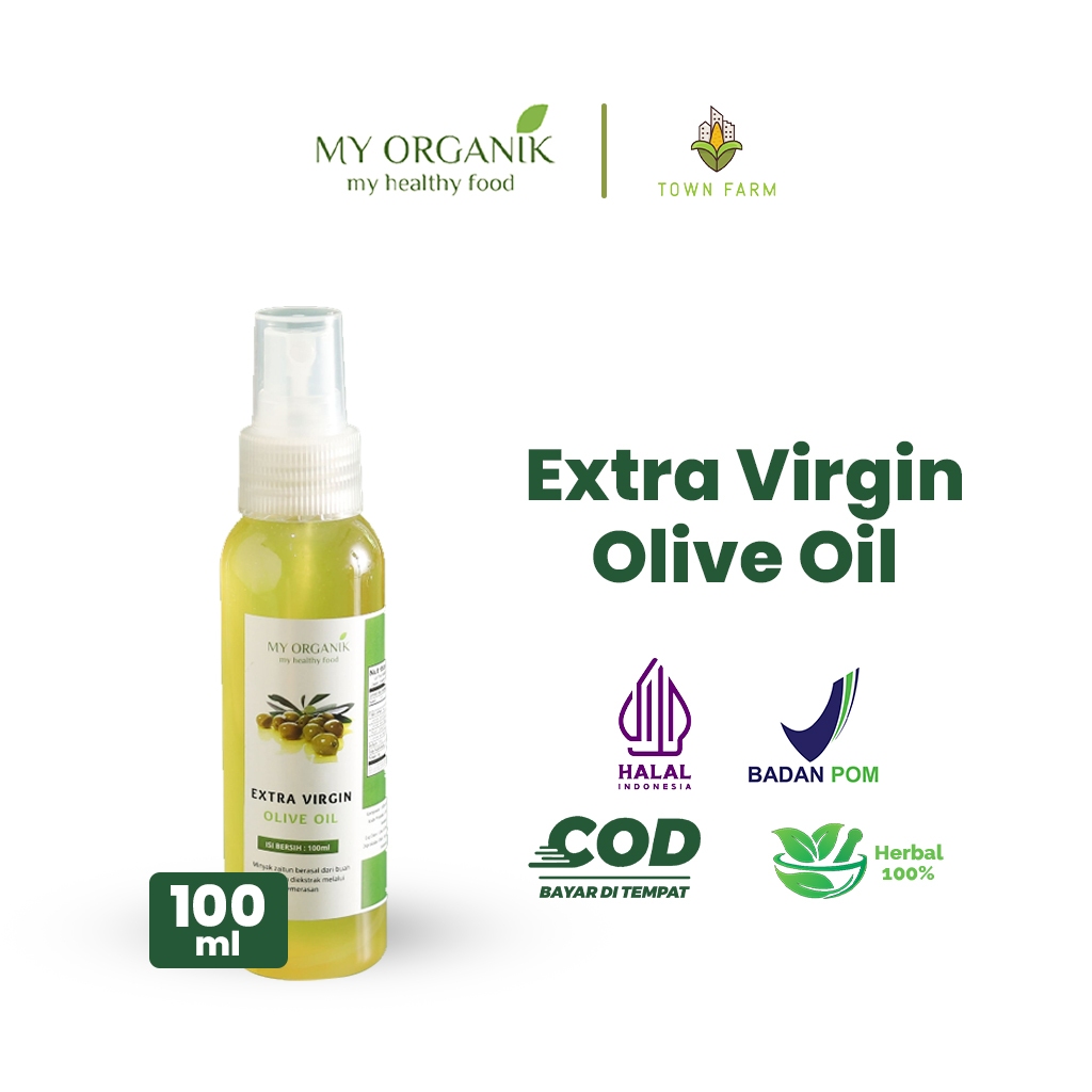 

My Organik Extra Virgin Olive Oil Minyak Zaitun Murni Extra Virgin Olive Oil Organic Premium 100ml