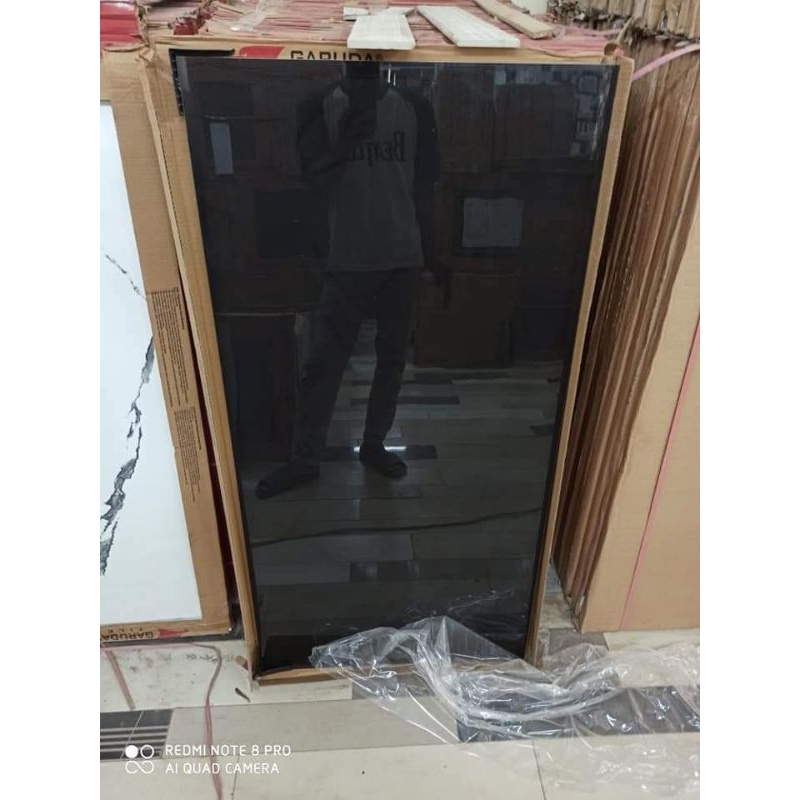 granit hitam polos pure Black uk 60×120