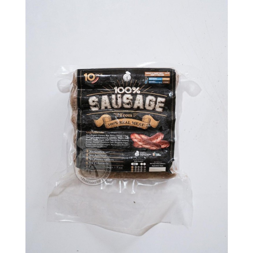

BEEF SAUSAGE FROM REAL MEAT NO MSG 700GR - ISI 10 PCS