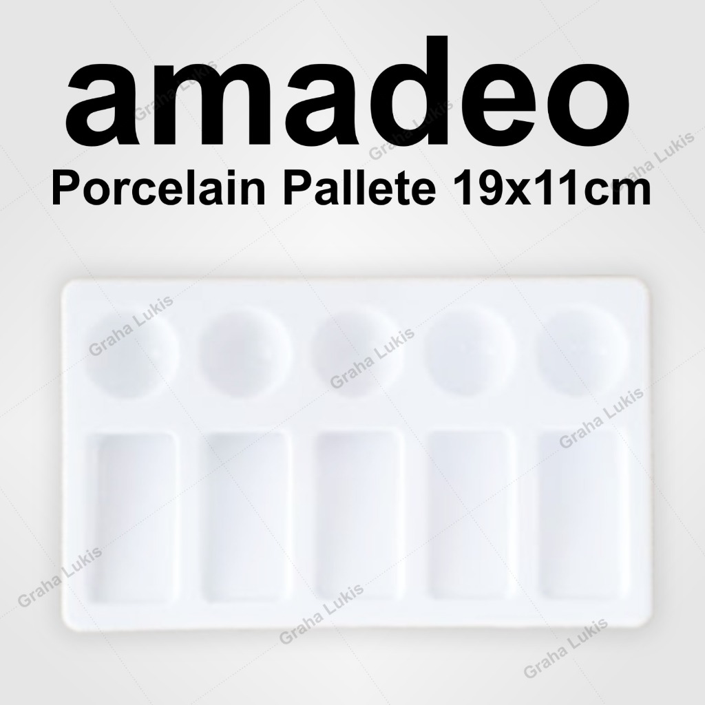 

Palet Porcelain/Keramik Amadeo Palette 19x11 cm PK-10LB