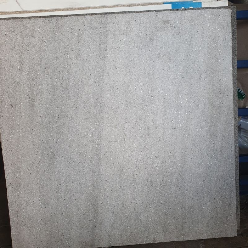 granit lantai kamar mandi teras garasi rumah INFINITI 60x60 SANDSTONE GREY MATT kasar