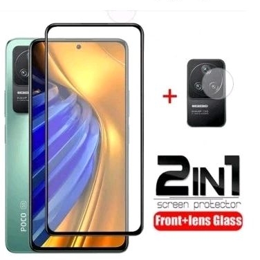 Tempered Glass  + Camera Xiaomi Poco F3/ F4 Full Cover