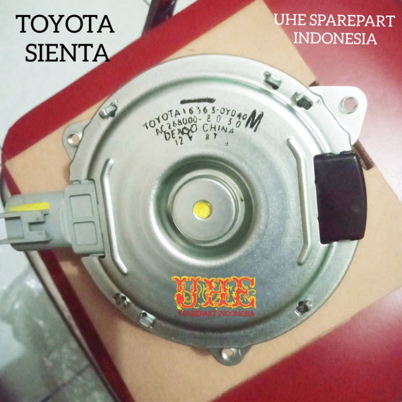 Motor Dinamo Extra Fan Radiator TOYOTA SIENTA ORIGINAL Fen Radiator