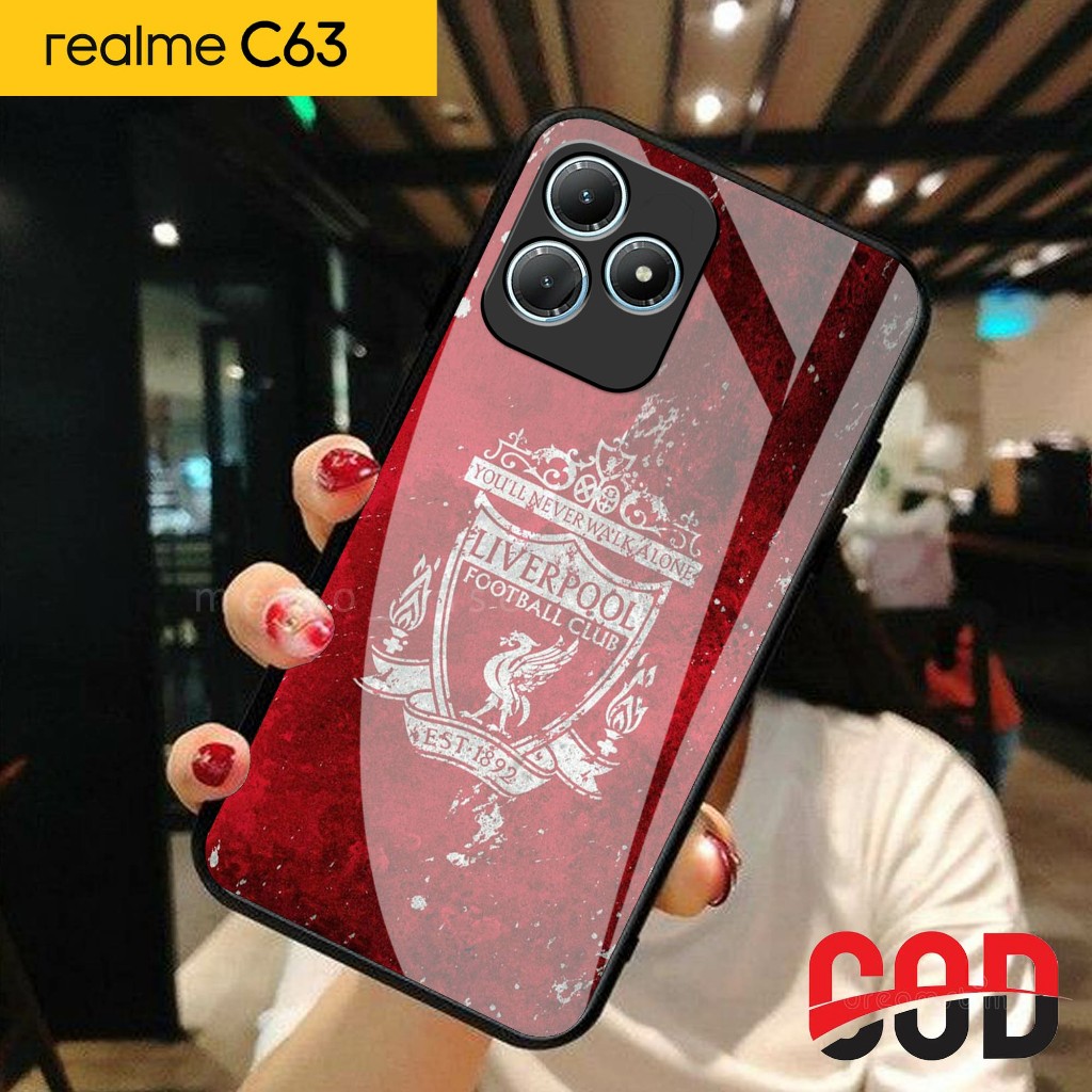 G23 - Softcase Glass Kaca Realme C63 - Realme C63 2024 - Casing HP - Realme C63