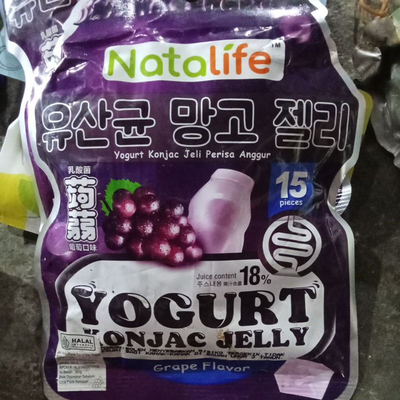 

Permen Natalife Konjac jelly yogurt 300g