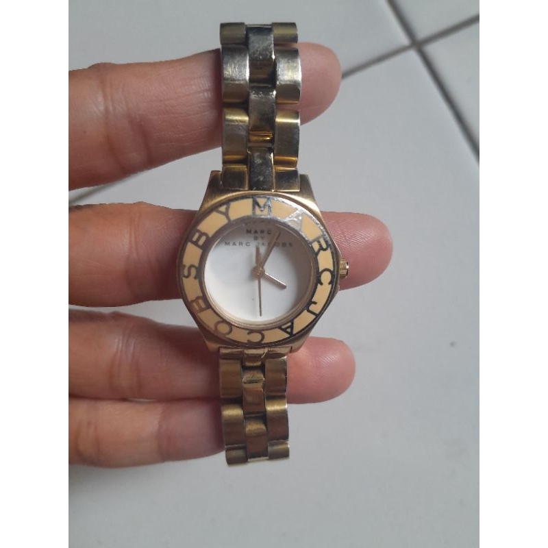 preloved jam tangan Marc jacobs ori