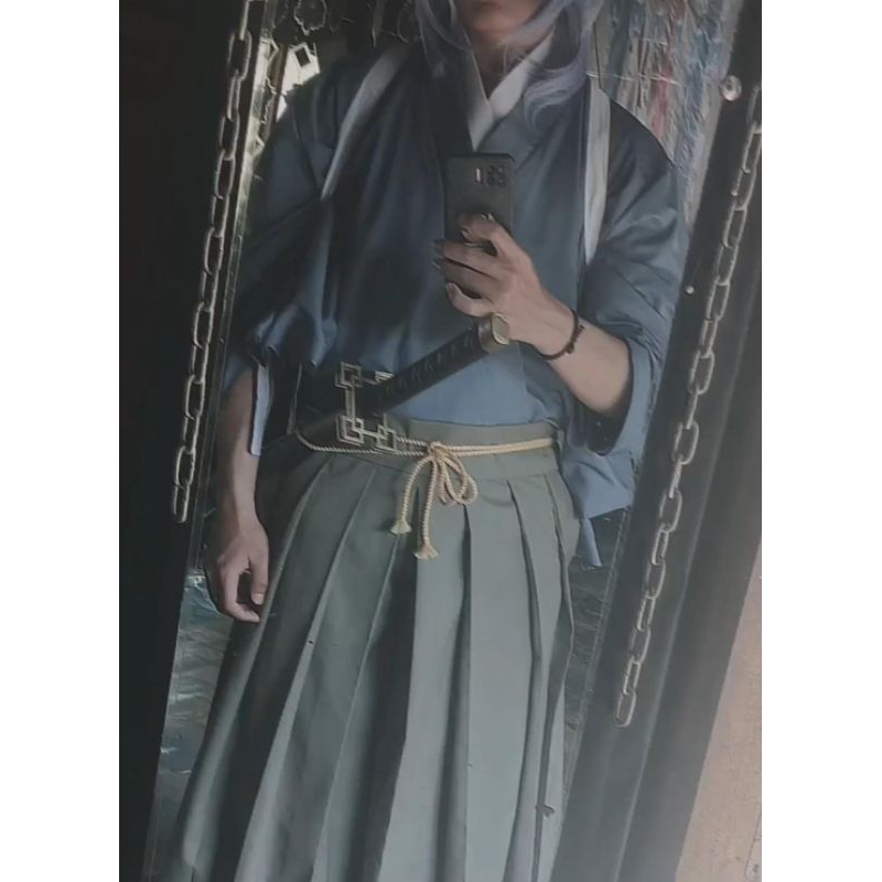 WTS COSTUME COSPLAY GENSHIN IMPACT AYATO KAMISATO HAKAMA/YUKATA VERSION