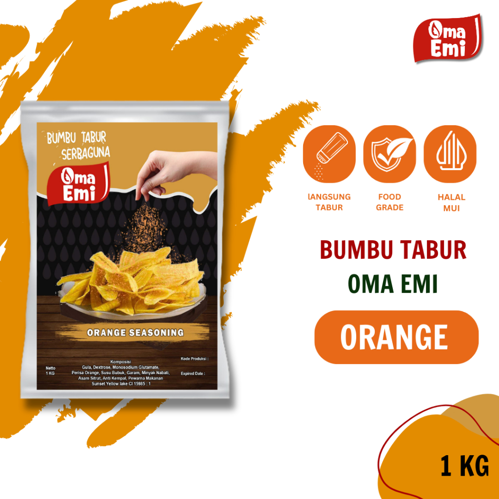

BUMBU TABUR JERUK / ORANGE SEASONING 1 KG
