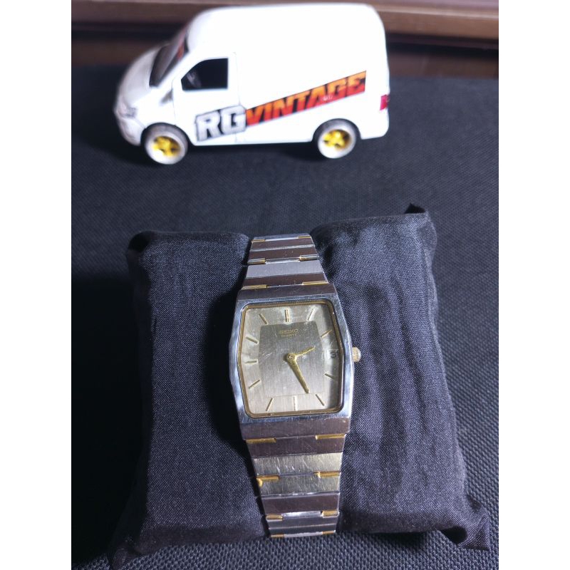 jam bekas seiko tank quart slim fit