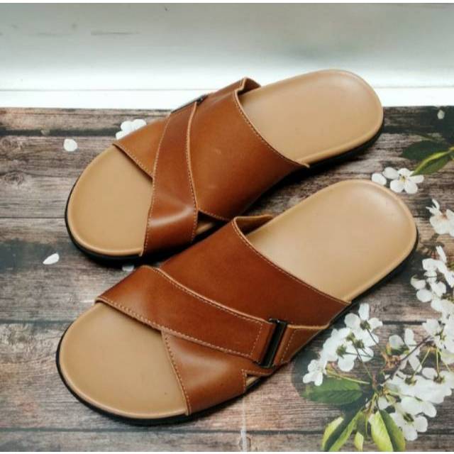 sandal kulit asli sandal pria garutan