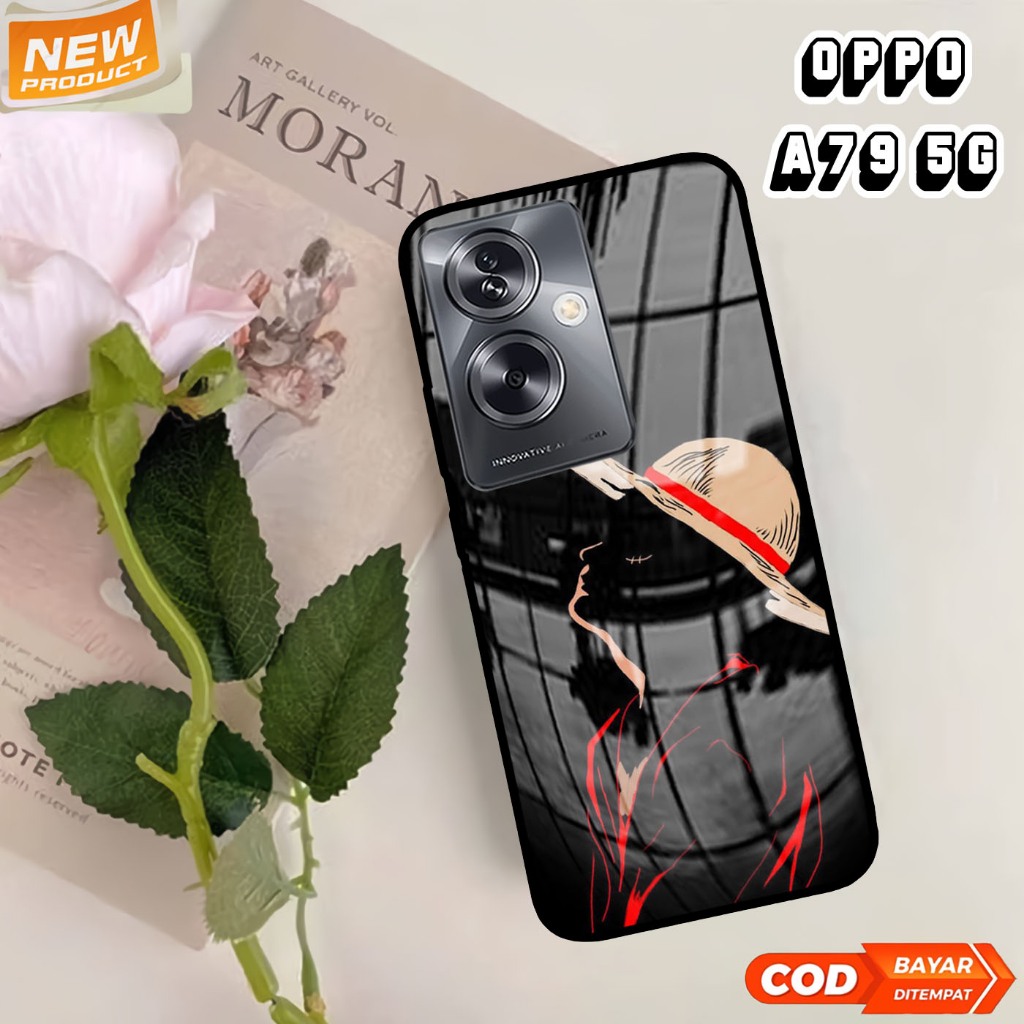 Softcase Glass Kaca Oppo A79 (T53)