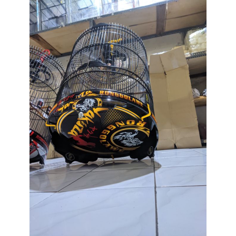 Promo Sangkar Burung Murai Ebod Jaya Tebok PVC No.2 Kandang Murai Lomba Motif Ronggolawe