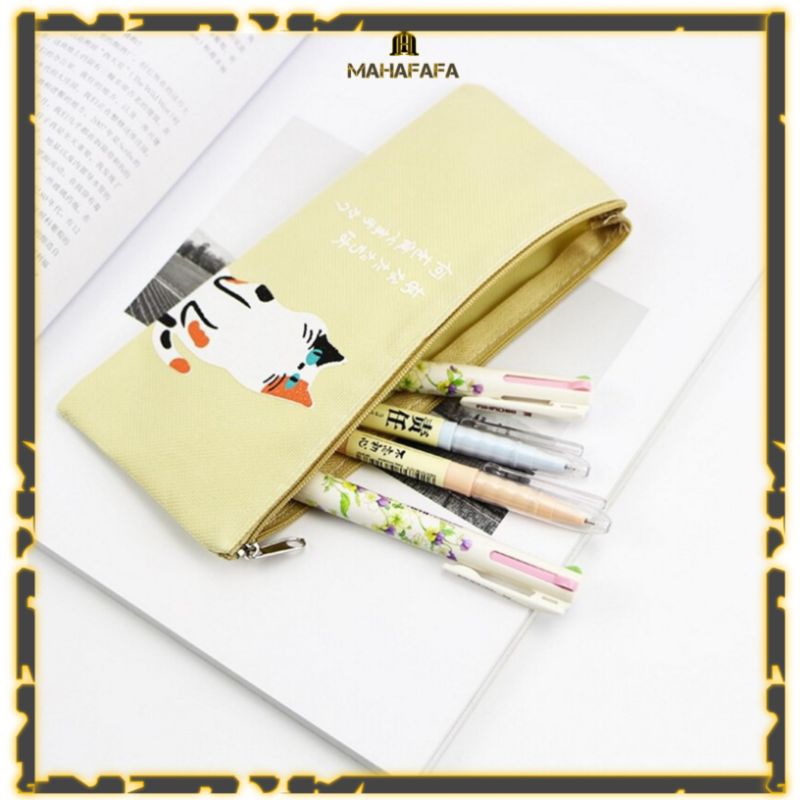 

Tempat Pensil Cat / Pouch Tempat Kosmetik Animasi Kucing