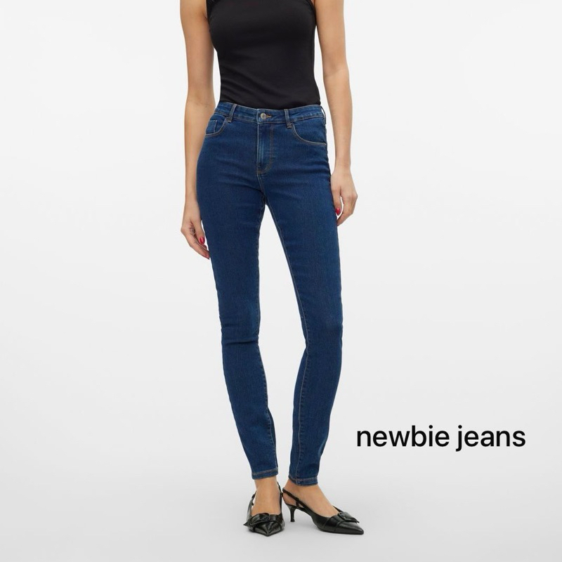 Celana Premium skinny jeans wanita biru jeans JSK 9131 model polos bigsize size 27-42