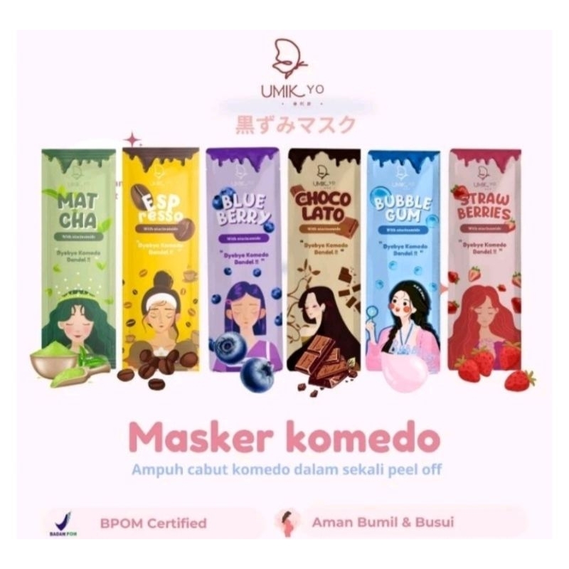 Masker komedo By Umikyo new packaging