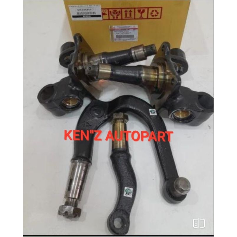 KNUCKLE AXLE FRONT LH/RH  KNAKEL RODA DEPAN KIRI DAN KANAN ARM CONTROL  ARM SET ASLI COPOTAN  MITSUB