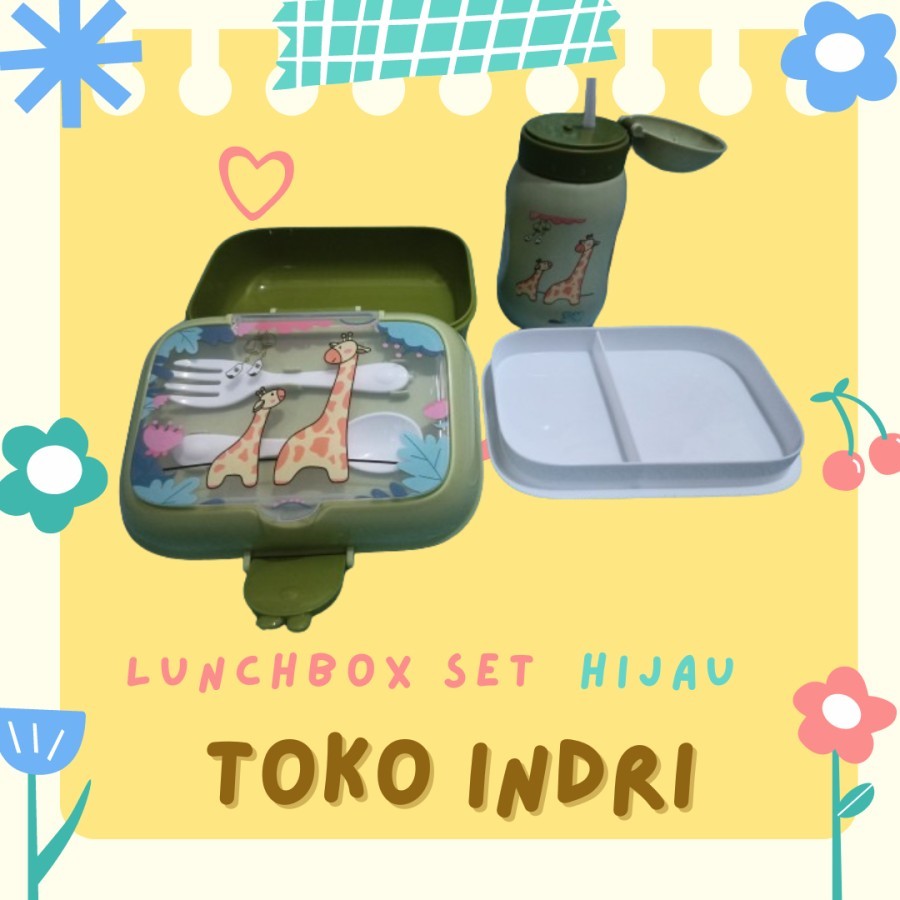 Lunch Box Set Kotak Makan Kotak Bekal Lunch Box Kotak Makan Anak