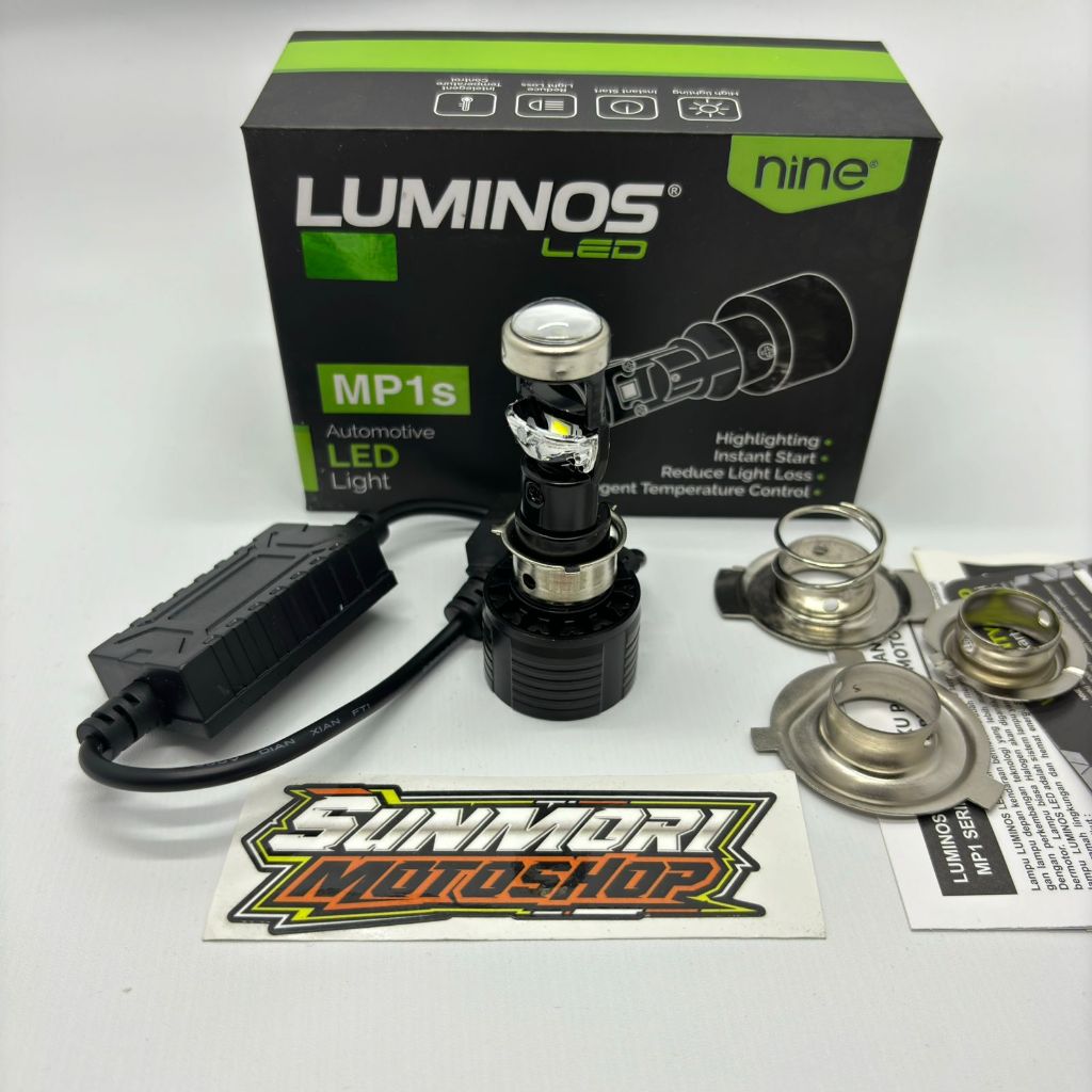 Lampu LED LUMINOS Lampu Depan MP1S Luminos Universal H4 H6