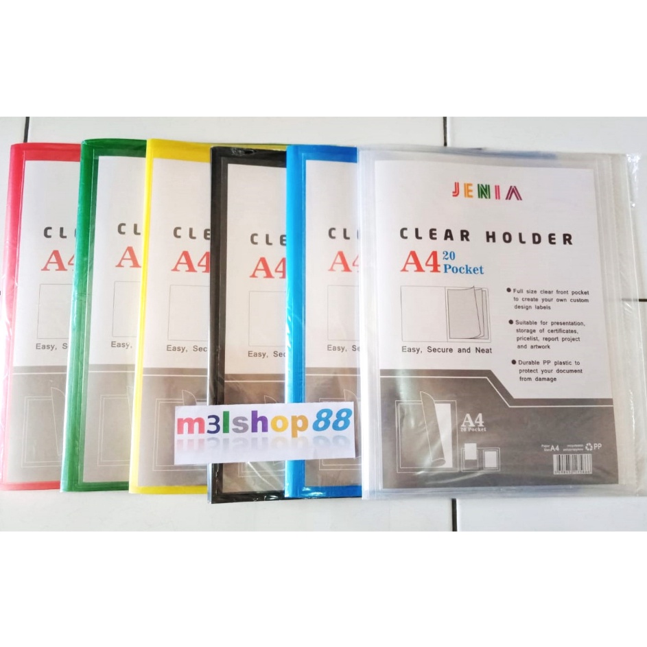 

Hemat Keras Clear holder A4 2 lembar JENIA MEDIA KITA1 pcs