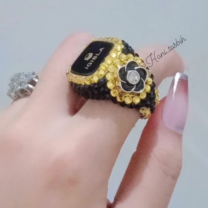 HANI TASBIH IQIBLA  DIGITAL SWAROVSKY TASBIH CINCIN HIAS