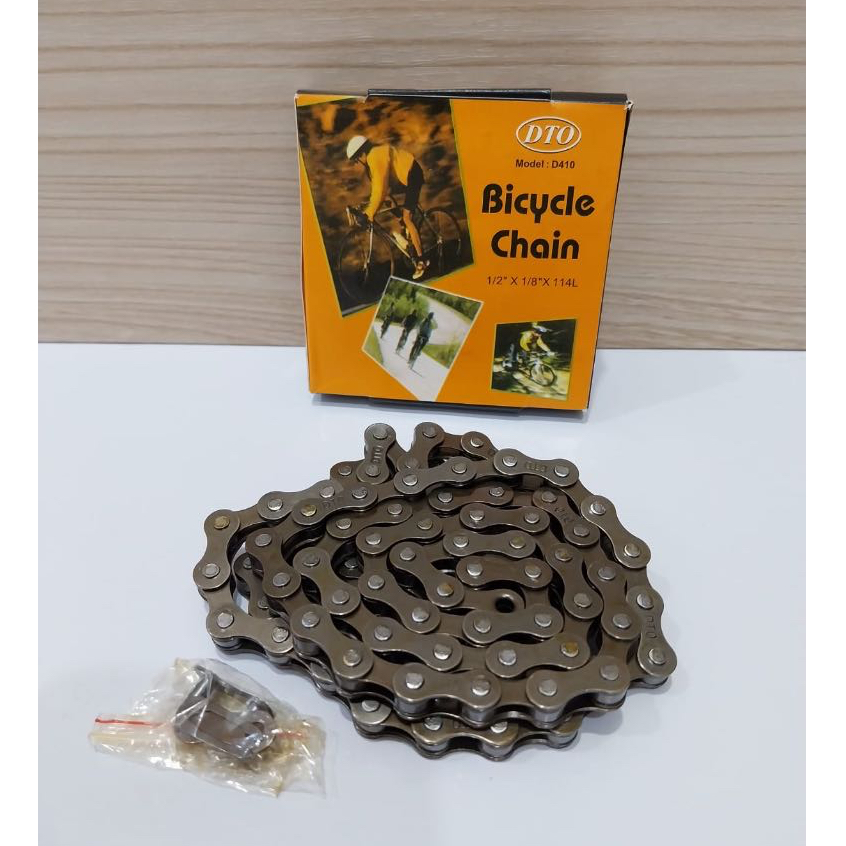 rantai sepeda anak dan dewasa rantai DTO 1speed tanpa gigi 114L