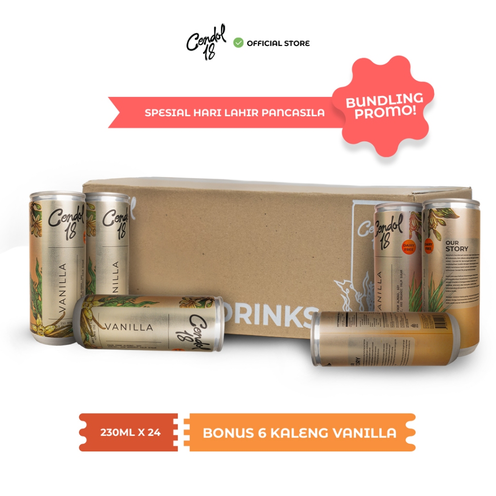

CENDOL 18 BUNDLING PROMO PACKAGE - 1 KARTON ISI 24 PCS VARIAN MIXED
