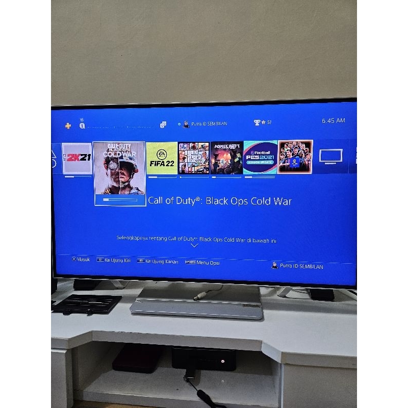 Playstation Ps4 Slim Original 1 TB Seri 22 paling Bagus bukan HEN Full Game dan Stik DS4 2 biji