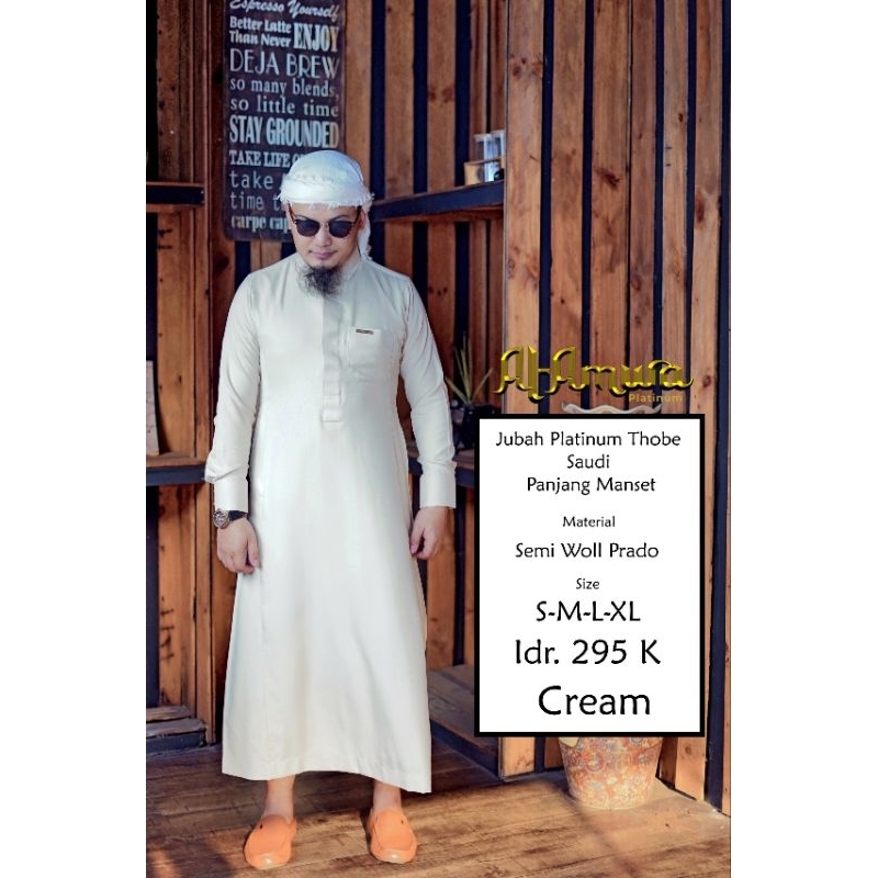 Jubah Premium - Baju Sholat Pria - Pakaian Muslim - Busana Muslim - Jubah Haramain