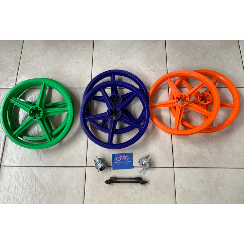 Velg Sepeda Bintang Ukuran 16” FULL SET/Realpict