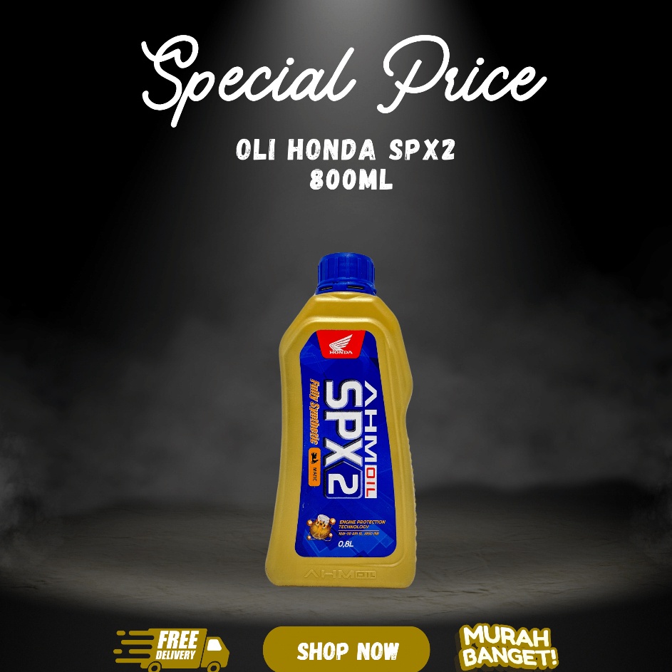 Oli Motor Matic Honda SPX2 1W3 8ml Fully Synthetic Honda SPX2 Oil 8 Liter