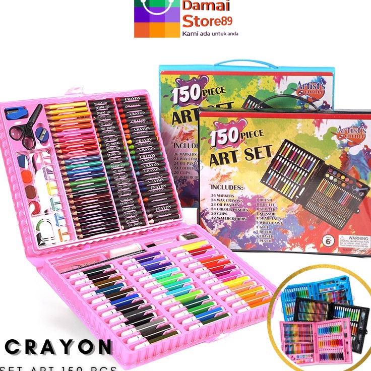 

Sale DM89 PENSIL WARNA 15PCS ALAT TULIS SET CRAYON COLOURING SET 15PCS ART