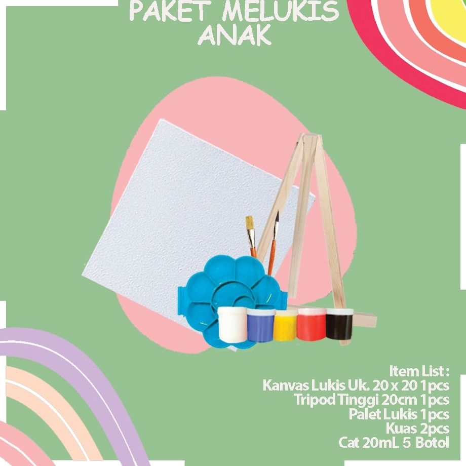 

Paket Melukis Komplit Uk 2 x 2cm Easel Murah Lengkap dan Berkualitas