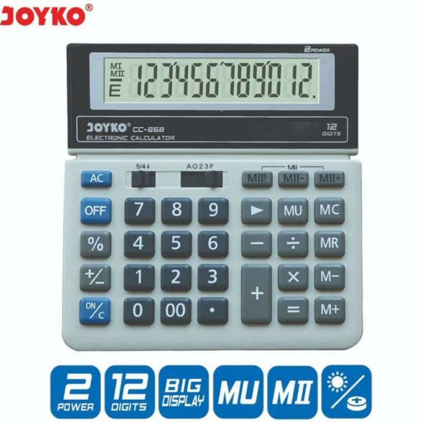 

Calculator Kalkulator Joyko CC868 12 Digits