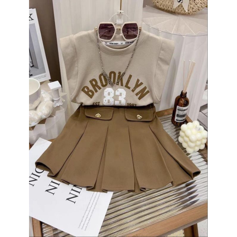 NEW ARRIVAL SETELAN ROK + ATASAN BANGKOK IMPORT SUPER PREMIUM ANAK PEREMPUAN USIA 5 6 7 8 9 10 TAHUN