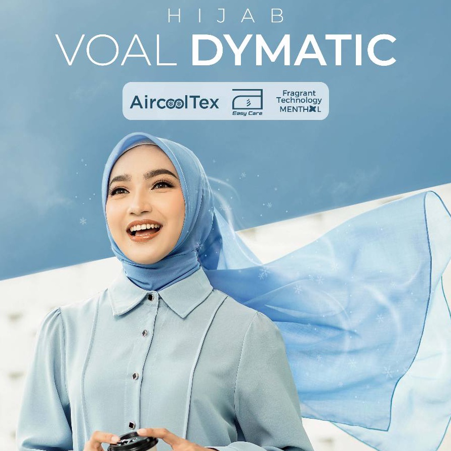 Terkini Dyah Suminar  Hijab Voal Premium Segi Empat Basic Polos Dymatic